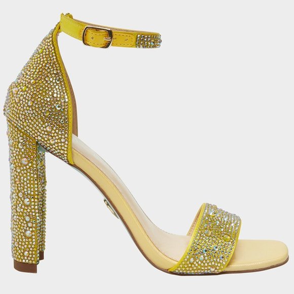 Bestey Johnson SB-RINA Yellow Sandals - Picture 5 of 7